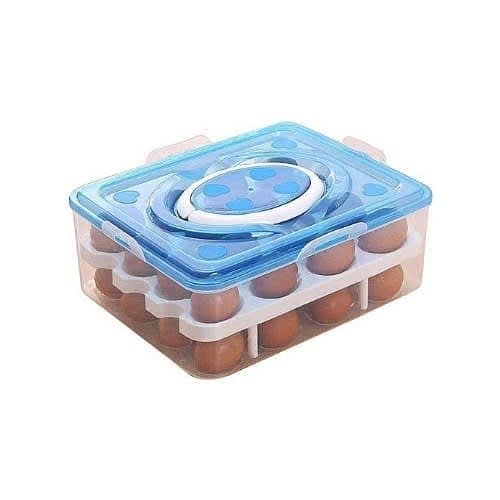 2 Layered Egg Rack - Blue