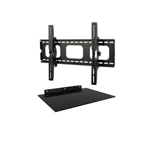 Wall Bracket & Single Layer Decoder/audio Shelf-30'’-70'’
