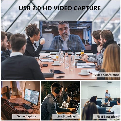 1080P HDMI To USB 2.0 Video Capture Device For Live Streaming