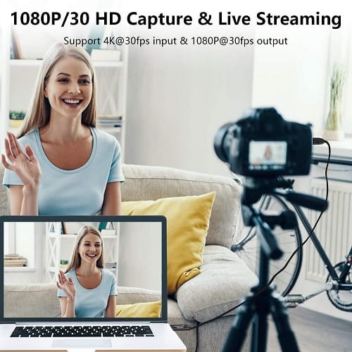 1080P HDMI To USB 2.0 Video Capture Device For Live Streaming