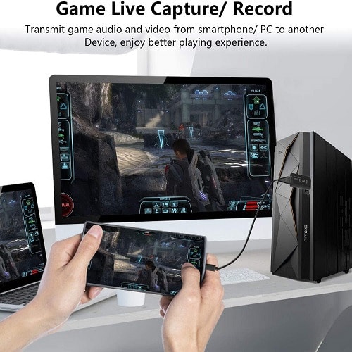 1080P HDMI To USB 2.0 Video Capture Device For Live Streaming