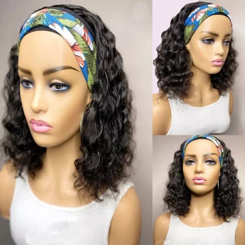 Headband Water Wave Wig