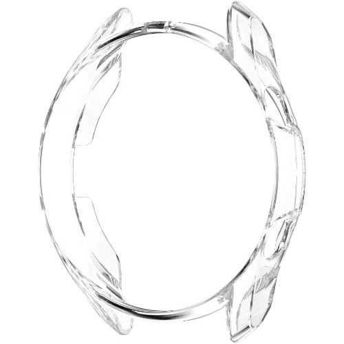 Crystal Clear Bumper Case With Protective Face Cover For Galaxy Watch  4 44mm