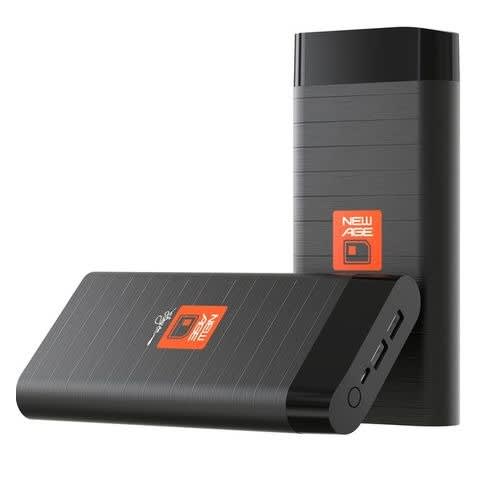 Y3-8c New Age Durable Long Lasting Power Bank - Black - 18500mAh