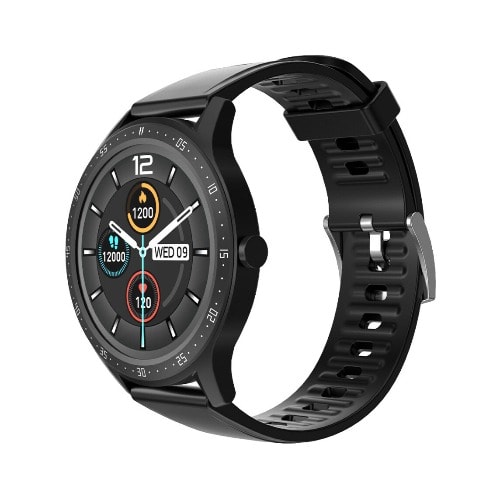 Vortex Smart Watch With Fitness Health Tracking - Black