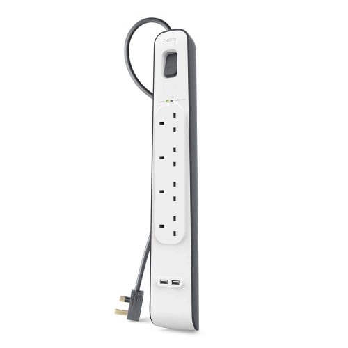Surge Plus 2 usb Surge Protector 4 Ports - 2m