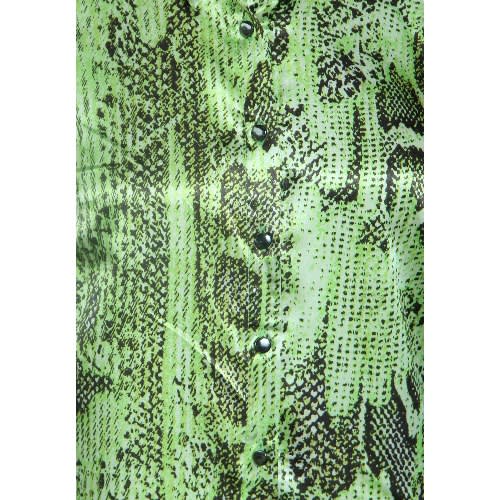 Snakeskin Shirt Dress