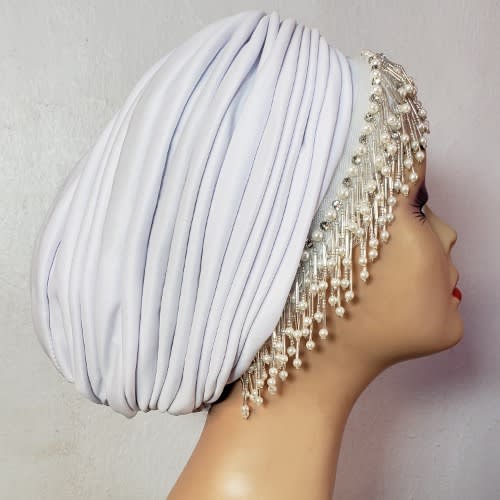 Turban Cap- White