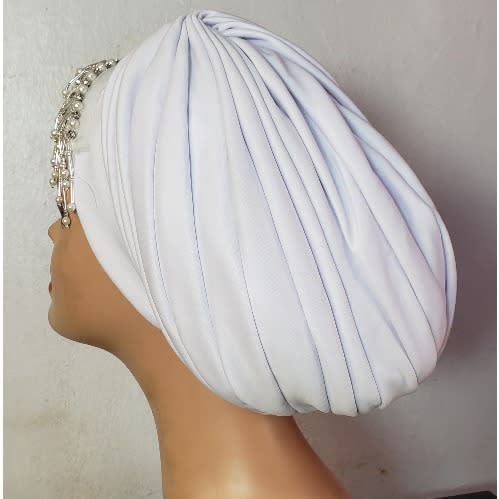 Turban Cap- White