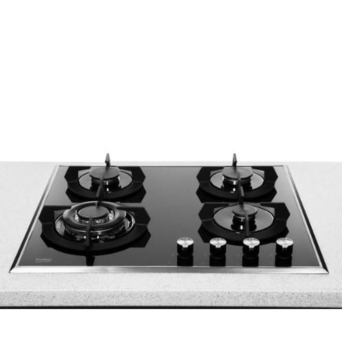 GS Built-in Tempered Glass Gas Hob Cooker - 4 Burners
