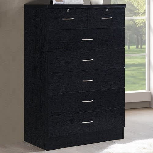 Bouldin 7-drawer Chest - Black