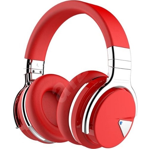 E7 Active Noise Cancelling Headphones Bluetooth Headphone - Red