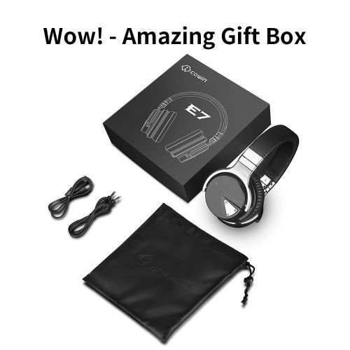 E7 Active Noise Cancelling Headphones Bluetooth Headphone - Red