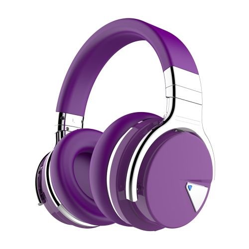 E7 Active Noise Cancelling Headphones Bluetooth Headphone - Red
