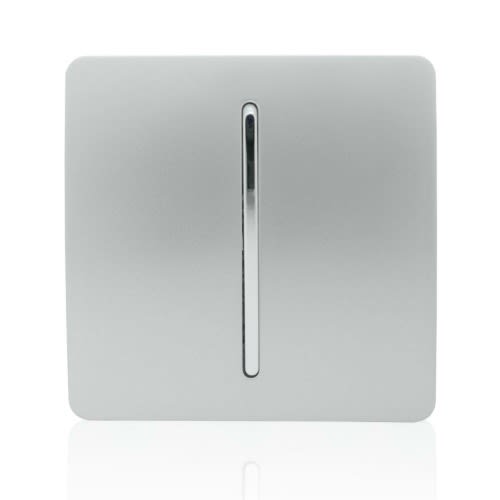 Uk Silver 1 Gang Switch