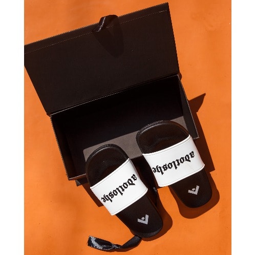 Ultra Soft Slide Slipper - White