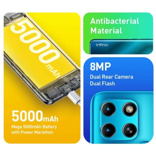 Smart 6 (x657) 6.6" Hd+, 2gb Ram + 32gb Rom, 5000mah, 8mp - Black