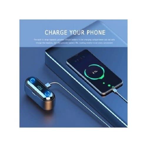 F9 5.0 Wireless Bluetooth Earbuds With Clear Bass And Long Battery Life
