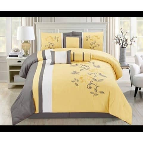 Bedding Set - Duvet, Bedsheet And 4 Pillowcases -100% Turkish Cotton