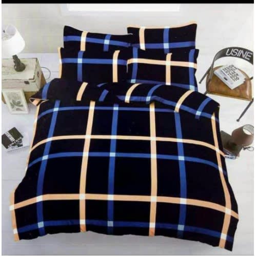 Striped  Bedspread With Pillow Case