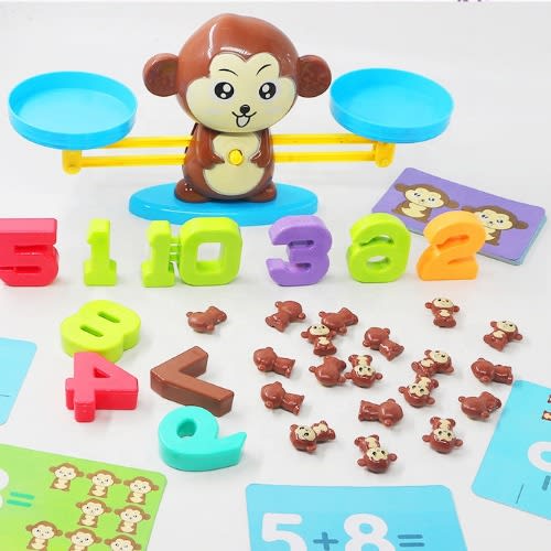 Monkey Balance Math Game for Addition &Subtraction Learning