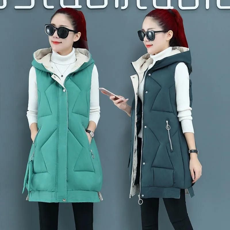 Sleep -free winter jacket, long coat with hood, cotton, padded, warm, clothing, novelty of