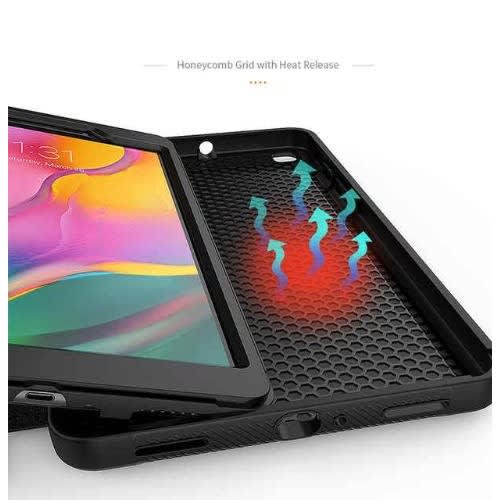 Rugged Full Body Leather Shockproof Magnetic Stand Case For Samsung Tab A 10.1 2019 T515