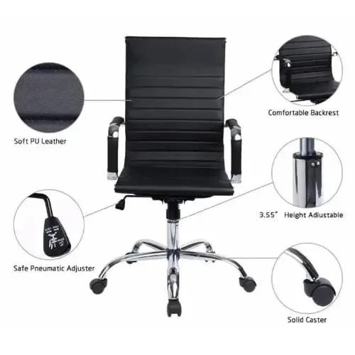 Leather Slimoffice Chair