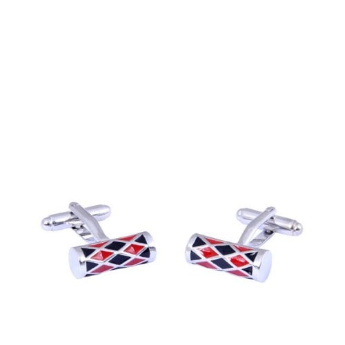 Dynamic Coloured Cylinder Shaped Cufflinks - MC-3985