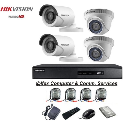 Surveillance 4 Cameras System