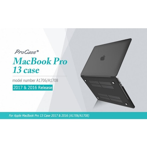 Pro Case Hard Case Shell Cover For Macbook Pro 13'' Case 2017 & 2016 Release A1706/a1708