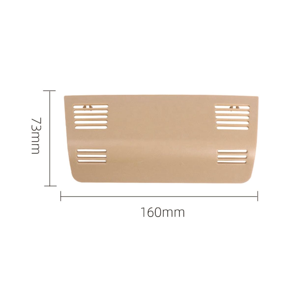 Grey Car Interior Roof Reading Lamp Frame Trim Accessory