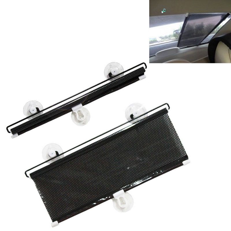 Retractable Car Window Sun Shade For Automobile Back Windshield, Size: 125cm X 45cm, Delivery