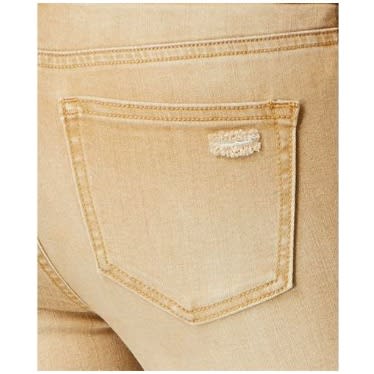 Distressed Skinny Jeans- Mustard