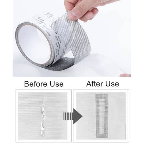 Window/Door Sticker Mesh Patch Adhesive Tape - 5pcs - 200cm