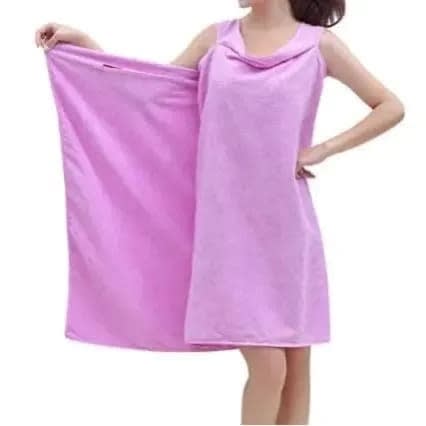 Wearable Towel Bath-ta-robe - Lilac