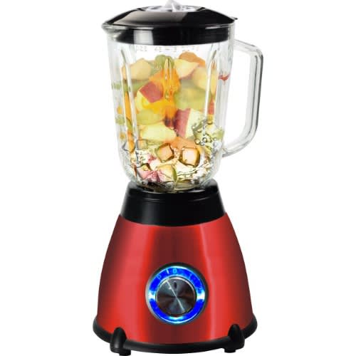 Glass Table Top Blender With Grinder - 500W - 1.5 Litre Copper