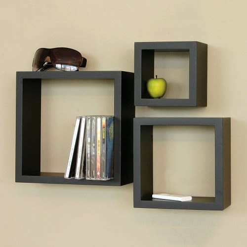 Cube Wall Shelf -3pcs