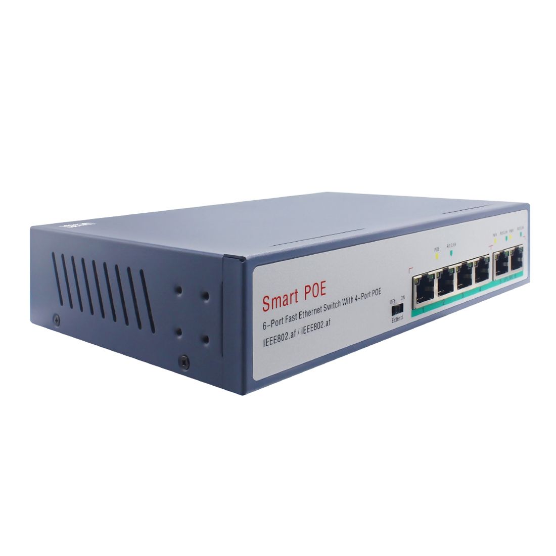 ESCAM POE 4+2 6-Port Network Switch