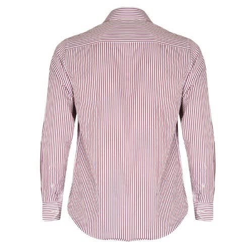 Formal Striped Long Sleeve Shirt - Msht-4417