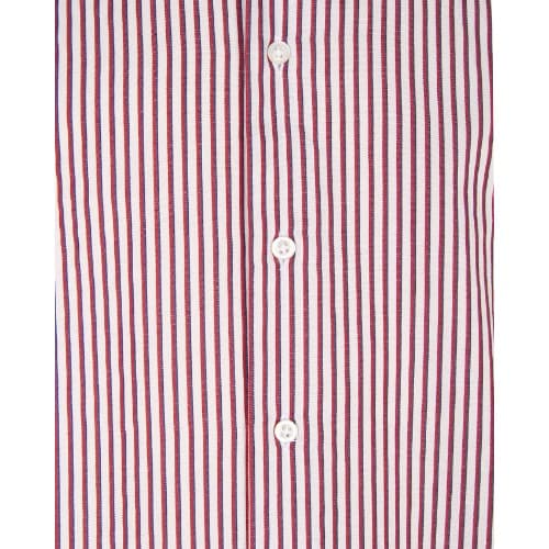 Formal Striped Long Sleeve Shirt - Msht-4417