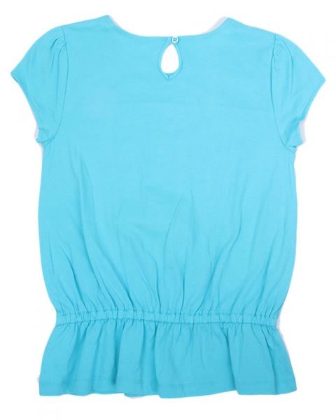 Turquios Peplum Top - Blue