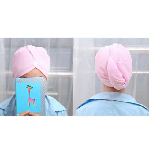Microfiber Hair Towel - Bonnet - 4 Mixed Colors