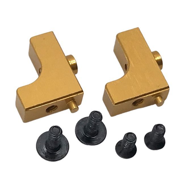 2x Servo Seat 112 Rc Car Parts Parts For Wltoys 124018 124019 Golden