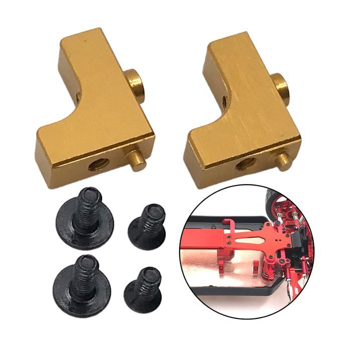 2x Servo Seat 112 Rc Car Parts Parts For Wltoys 124018 124019 Golden