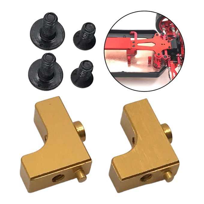 2x Servo Seat 112 Rc Car Parts Parts For Wltoys 124018 124019 Golden