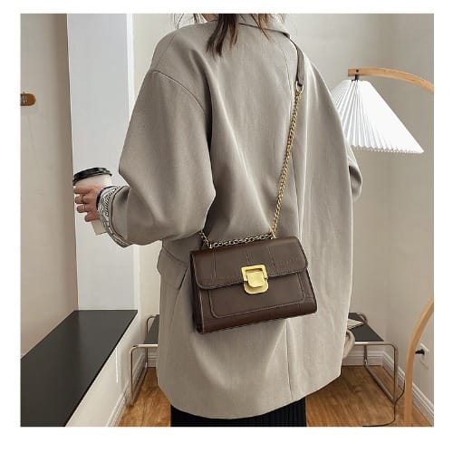 Ladies Hand Bag - Brown