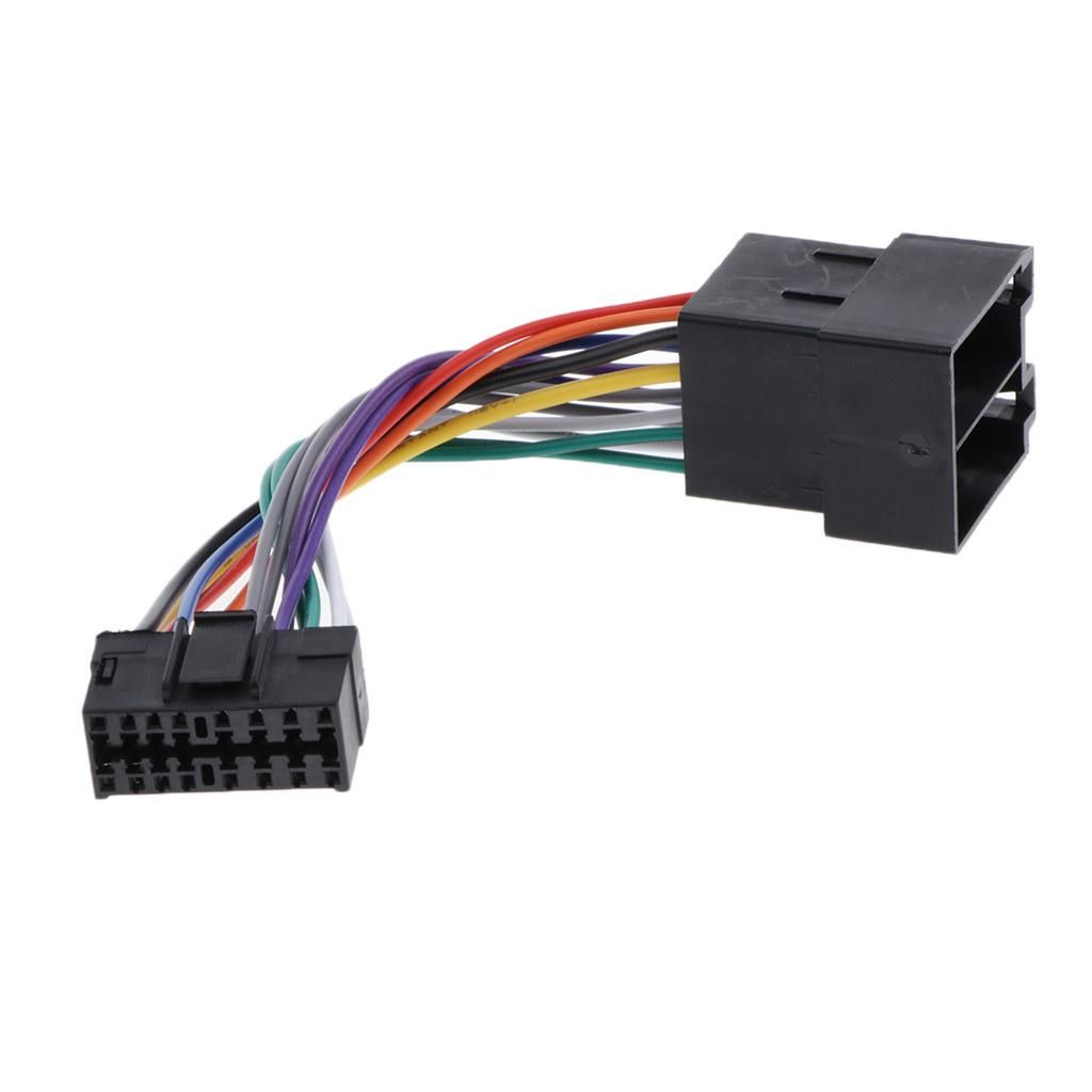 16Pin ISO For Sony Radio To ISO Radio Adapter Wiring Harness Connector