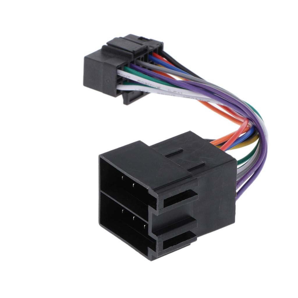 16Pin ISO For Sony Radio To ISO Radio Adapter Wiring Harness Connector