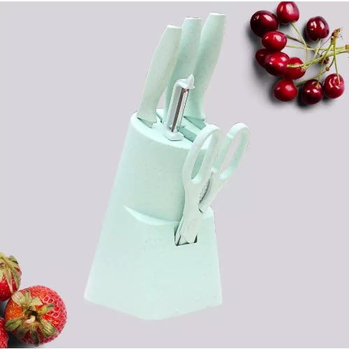 Kitchen Knife Set With Cutting Board And Knife Holder
